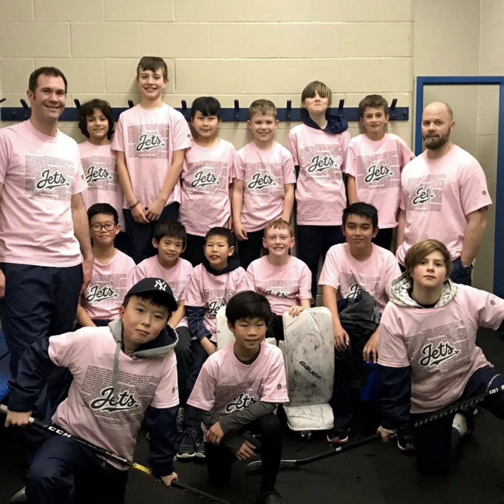 Richmond Jets Pink T-Shirt Day