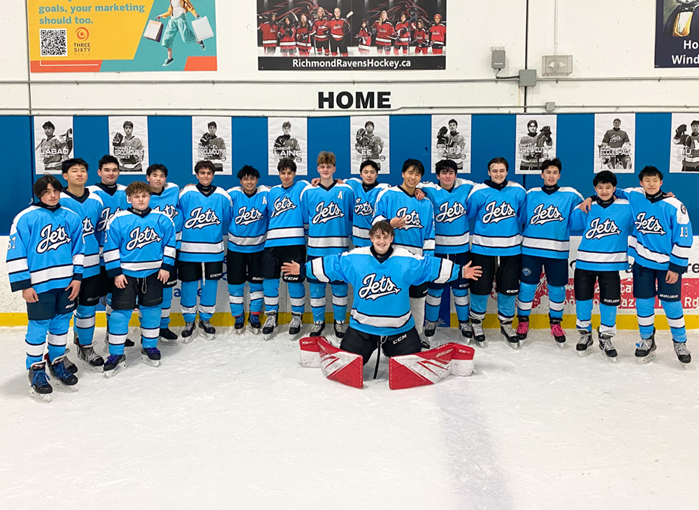 Richmond Jets U18 C3 Wins PCAHA President’s League Team Achievement Award